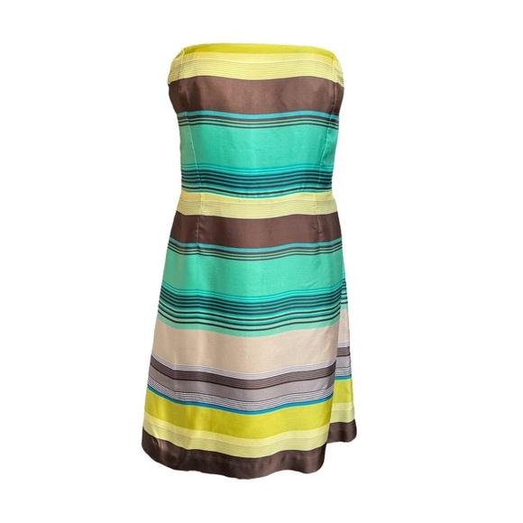 Banana Republic Dresses & Skirts - Banana Republic Green and Blue Strapless A-line Dress for Casual Wear